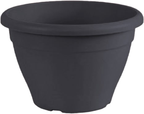 35CM STOCKHOLM CHARCOAL - PLASTIC POT