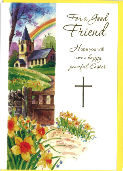 Open Easter Card - Good Friend