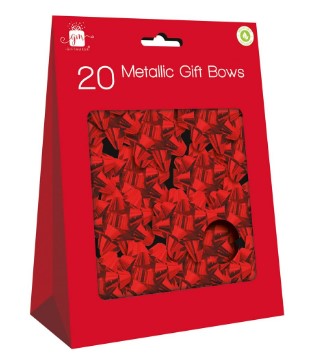 Christmas Red Bows Pack Of 20