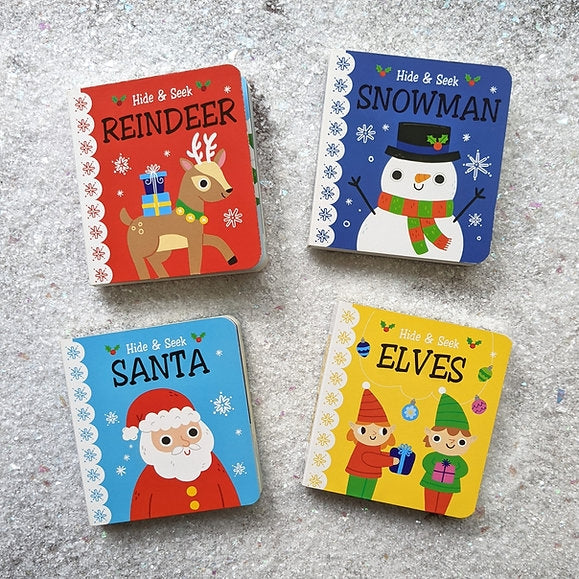 4asst Hide And Seek Christmas Books