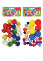 Craft Kit Pom Poms 2.5cm*