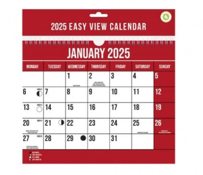 Bold Figure Wiro Calendar 2025