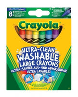 Crayola 8 Ultra Clean Large Crayons