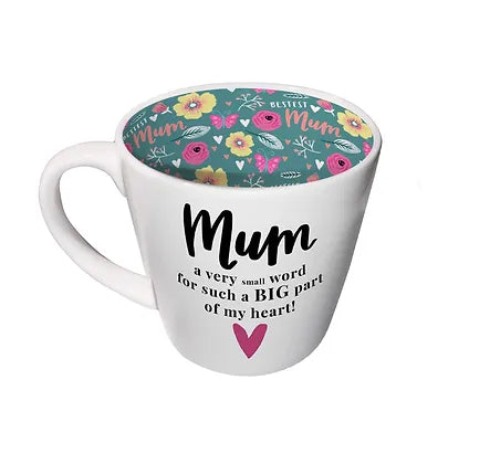 Mum Is A Very Small Word Inside Out Mug