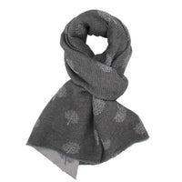 Red Cuckoo Trees Pleated Scarf GREY