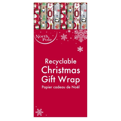 4M Roll Wrap - Christmas Kids Wrap 4m