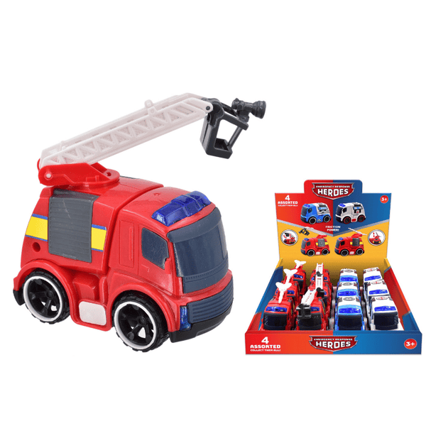 Emergency Vehicle Toys - 10CM
