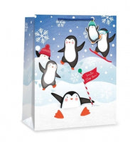 Christmas Gift Bag Kids Penguin Ex Large