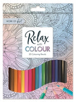 Tallon 20 Full Size Adult Colour Therapy Pencils*