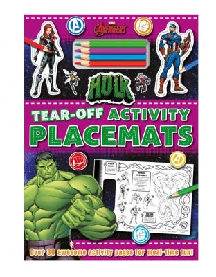 Activity Placemats Marvel Hulk