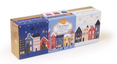 Christmas Candle 85g x 3  Xmas Day Xmas Eve Boxing Day