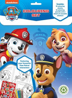 PAW PATROL COLOURING SET