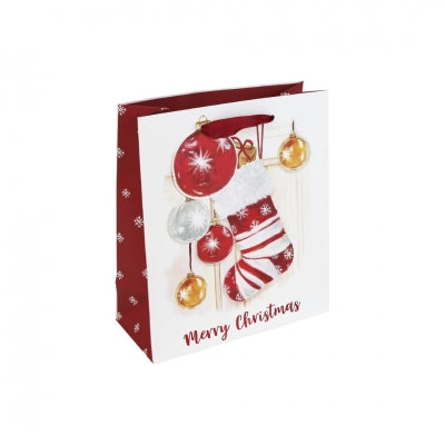 Christmas Stocking White Kraft XL Large Bag