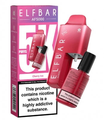 Elf Bar AF5000 Puff Rechargeable Vape Cherry Ice