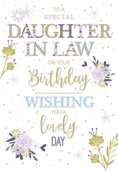 Daughter in Law Greeting Card