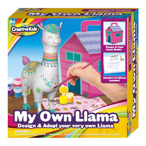 COLOUR YOUR OWN LLAMA TOY