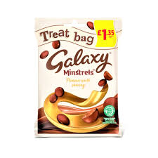 Galaxy Minstrels Milk Chocolate Buttons Treat Bag £1.35 PMP 80g