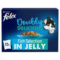 Felix AGAIL Senior Doubly Delicious Fish in Jelly (12x85g)