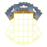 WHITE LABELS 18 x 22mm 10's