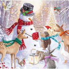 Snowman And Friends Charity Cards Pk Of 6