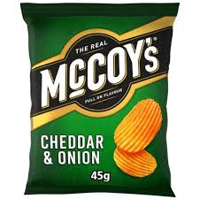 McCoys Ridge Cut Cheddar & Onion 47.5 bag