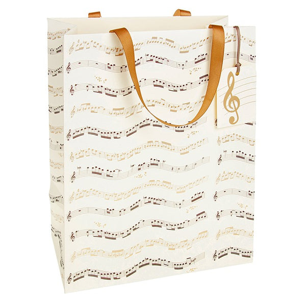 Da Vinci Music Note Large Gift Bag