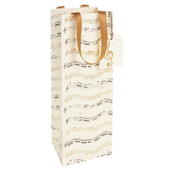 Da Vinci Music Note Bottle Gift Bag