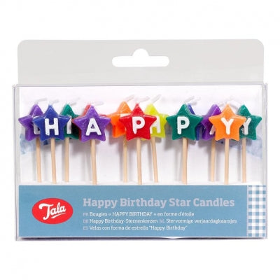 Tala Happy Birthday Star Candles