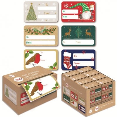 Christmas Contemporary Gift 150 tags