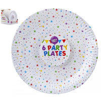 Party Paper Plates 9 Inch Pack Of 6