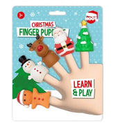 Christmas Finger Puppets 5 Pack