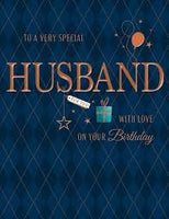 TIMELESS C50  - HUSBAND TRAD GREETING CARD