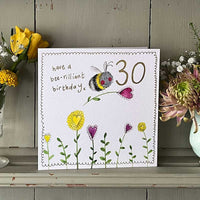 30th SPARKLE BIRTHDAY CARD*