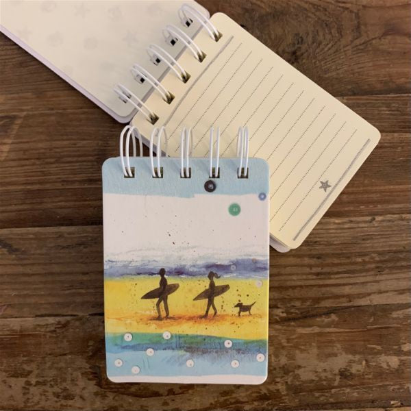 SURFERS SMALL SPIRAL NOTEPAD