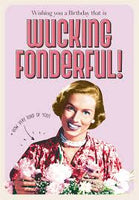 Greeting Card - Open Humour - General - Wucking Fonderful