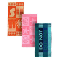 Jacquard Design Beach Towels 60x125cm Assorted Beach Designs