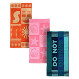 Jacquard Design Beach Towels 60x125cm Assorted Beach Designs