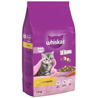 Whiskas 2-12mths Cat Complete Dry With Chicken 1.9kg