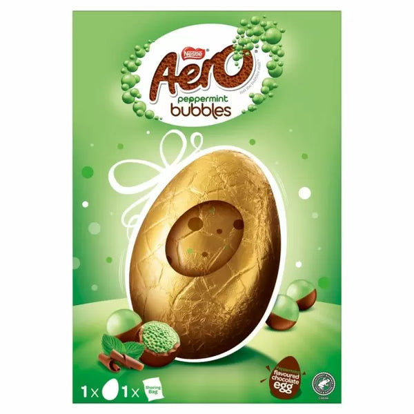 Aero Peppermint Mint Chocolate Giant Easter Egg 230g