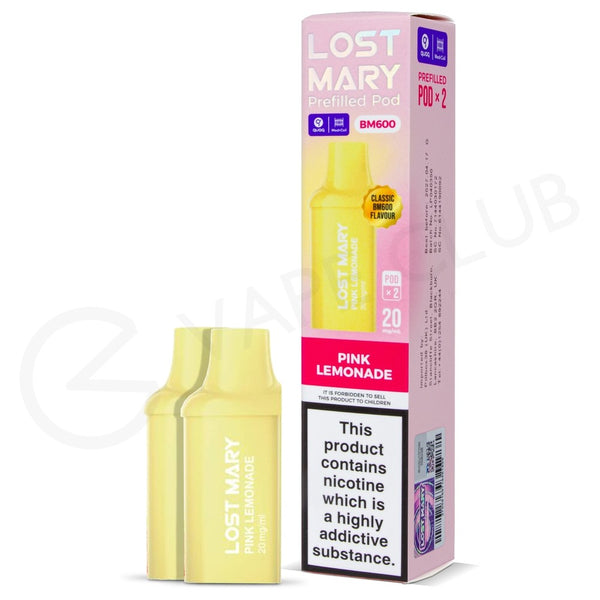 LOST MARY BM600 Prefilled Pod Pink Lemonade