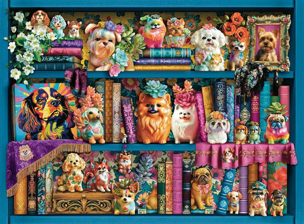 Precious Porcelain Pugs, 500pc Jigsaw Puzzle