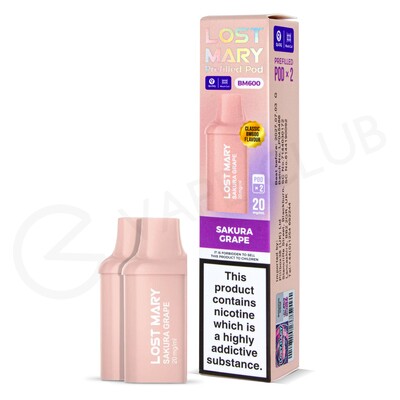 LOST MARY BM600 Prefilled Pod Sakura Grape