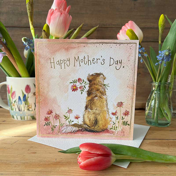 Sunshine Goldie Mother's Day Card