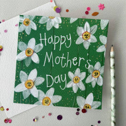 Mother's Day Narcissi Card