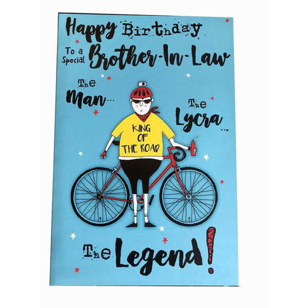 WILD THING  BROTHER IN LAW BIRTHDAY CARD **