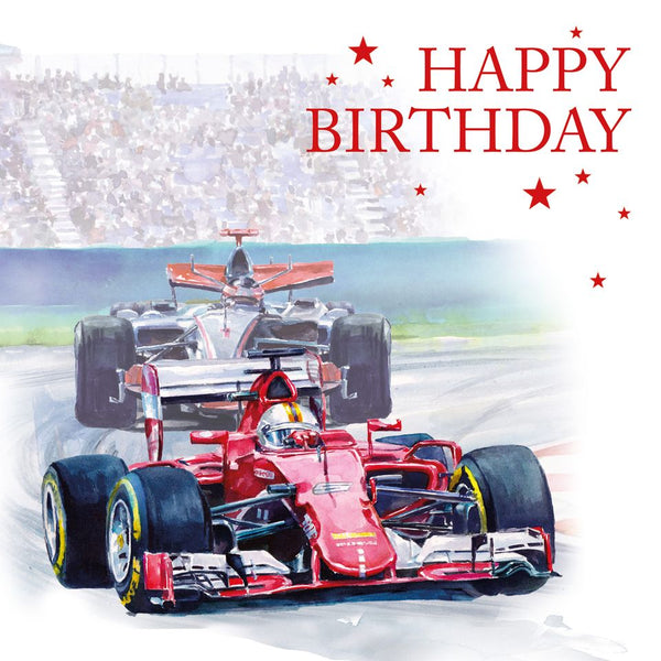 Open Male - Formula One Greeting Card