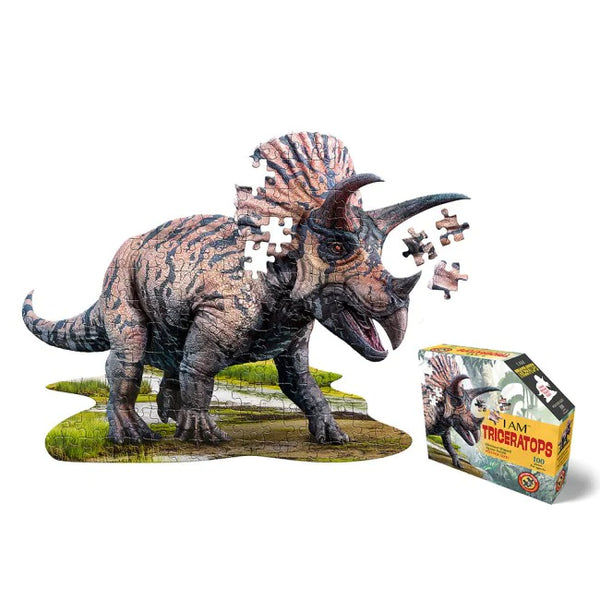 Triceratops Dinosaur Shaped Puzzle