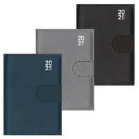 2025 PREMIUM PAGE A DAY POCKET DIARY WITH PEN AND FASTENER