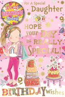 CANDY CLUB BADGED - DAUGHTER BIRTHDAY CARD **