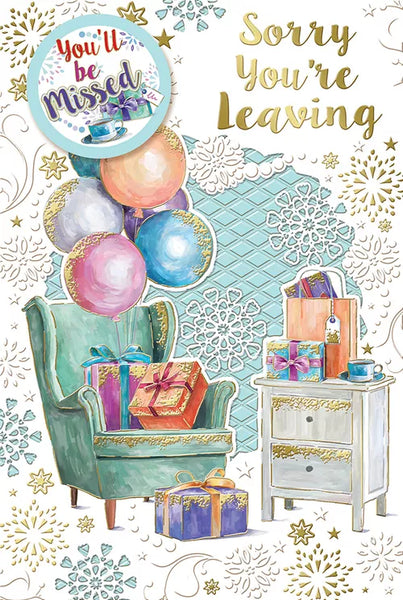 sorry you're leaving card